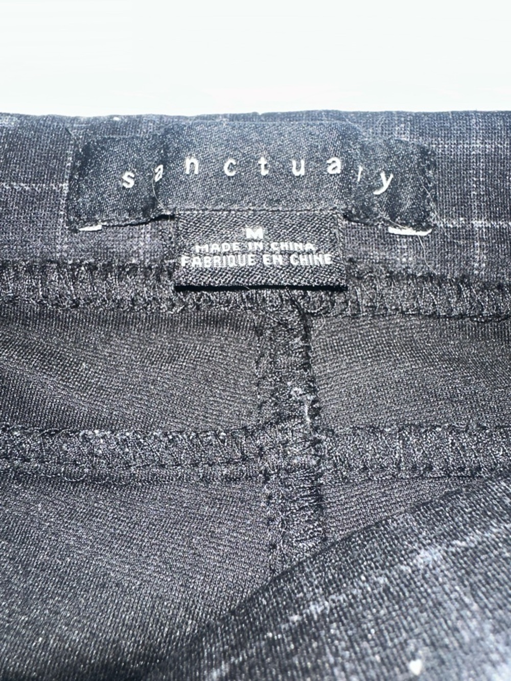 Sanctuary Blue Black Stripe Grease Skinny Pants EUC Size Medium - Picture 6 of 8